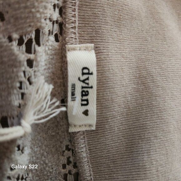 Dylan Developed by True Grit Top Tan Sweater. Small NWT - Picture 7 of 8